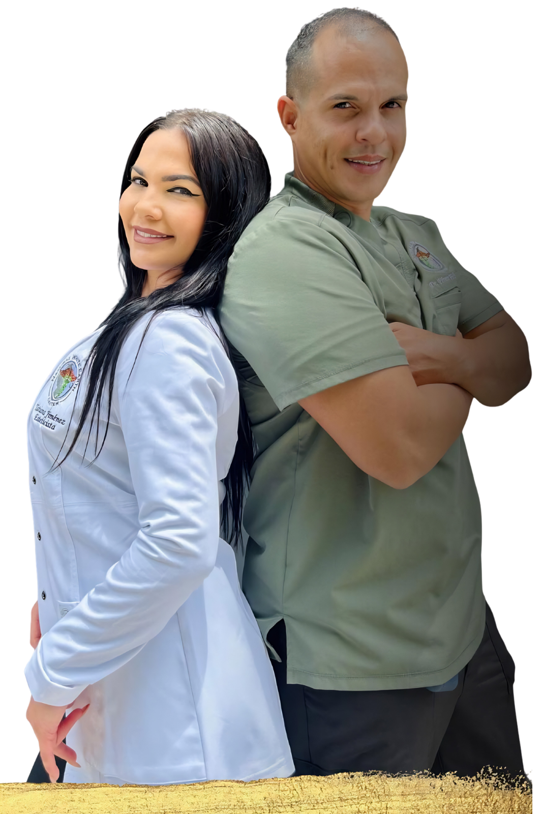 Dr. Héctor Pérez y Tatiana Jiménez, fundadores de Natural White Earth Center